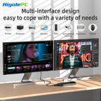 Higole PC Stick Fanless Mini PC Intel J4105 Windows 11 WiFi5 8GB 128/256GB Laptop Desktop PC HDMI 4K TV Stick PC Mini Computers
