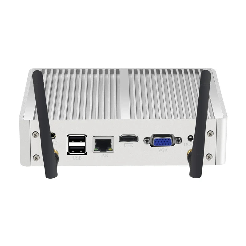 XCY Fanless Mini PC Intel Core i7 4500U i5 4200U i3 5005U Windows 10 HDMI VGA Display 300Mbps Wi-Fi Gigabit Ethernet Linux HTPC