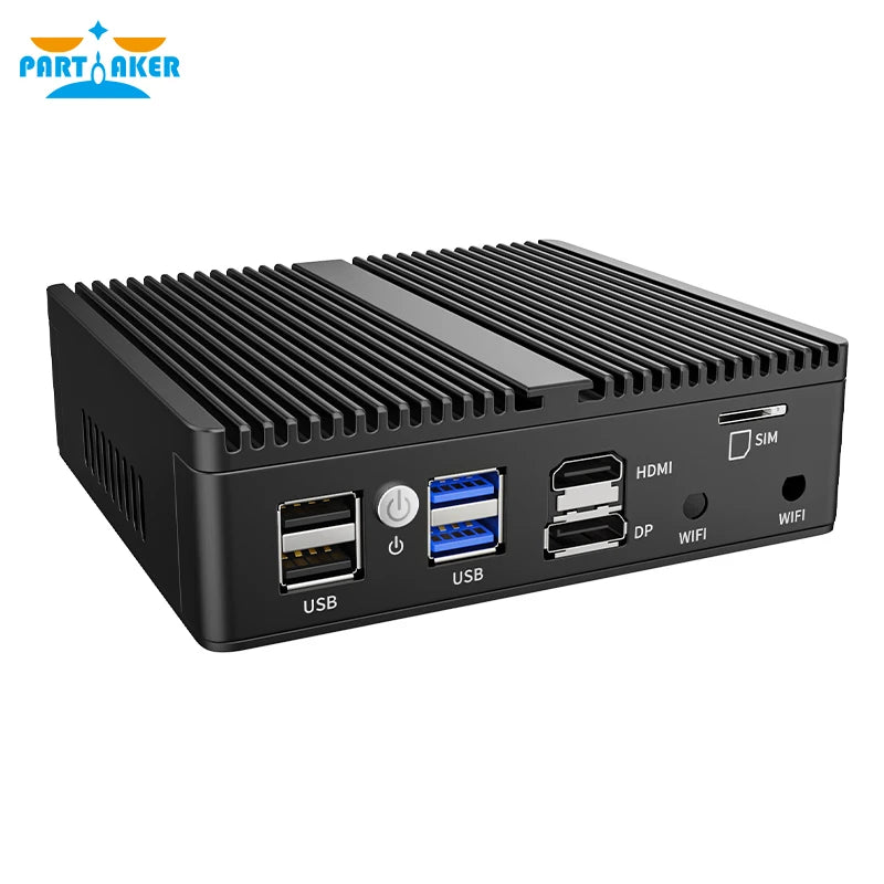 Partaker Mini PC N5105 N150 J4125 J6413 Soft Router 4 Intel i226 2.5G LAN pfSense Firewall Appliance 2xDDR4 OPNsense VPN Server