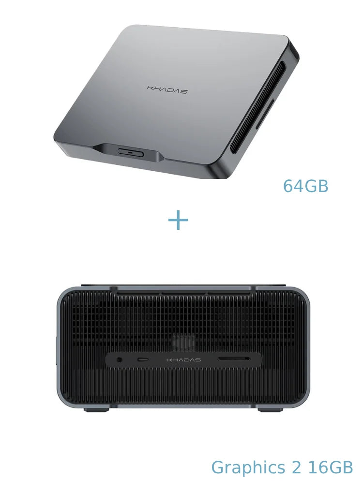 Khadas Mind 2 Mini PC&Khadas Dock&Khadas16GB External eGPU Family Portable Workstation Bundle support Thunderbolt 4&USB4(40Gbps)