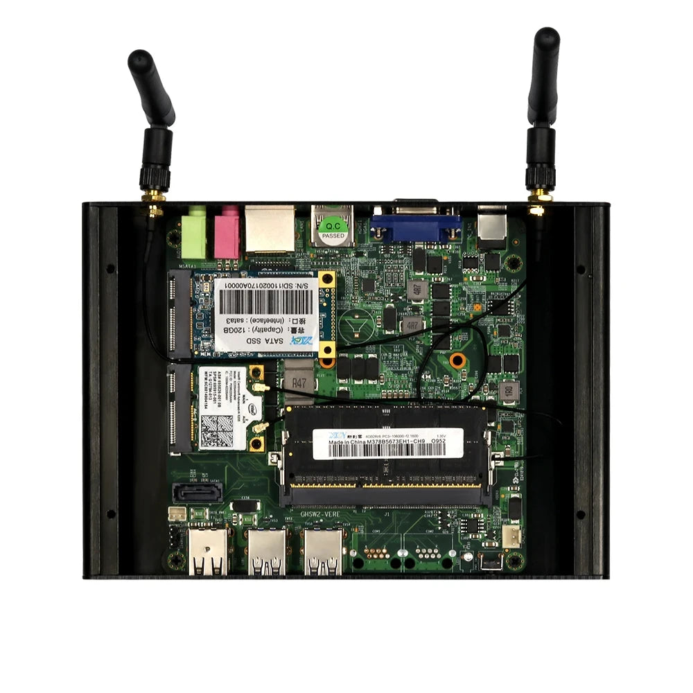 Helorpc Mini PC Intel Core i3 i5 i7 4005U 5005U 4500U DDR4 RAM Desktop Computer 4K HTPC TV Box USB3.0 WIFI PC