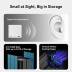 Beelink ME Mini ME Pro Intel Twin Lake N150 LPDDR5 4800MHz 16GB RAM 1T SSD WiFi6 4K Dual Lan home network storage nas mini host
