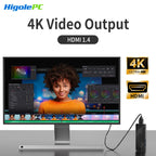 Higole D5 PC Stick Fanless Mini PC Intel Pentium N4200 Windows 10 WiFi5 4GB 64GB Laptop Desktop PC 4K TV Stick PC Mini Computers