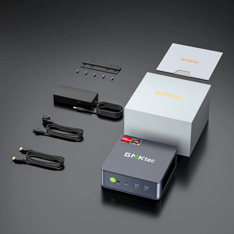 GMKtec M6 Ultra Gaming Mini PC AMD Ryzen 5 7640HS (Upgraded 6600H/6800H) Desktop Mini Computers WiFi 6/BT 5.2, Triple 4K Display