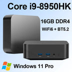 Mini PC Windows 11 Intel Core i9 8950HK Core i3 6100U Desktop Computer 16GB DDR4 1TB2TB SSD Office Portable PC Gamer 4K HD