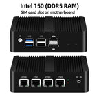 XCY Firewall Router Mini PC Celeron J1900 N100 N5105 J4125 4x 2.5G Ethernet Support Virtualization OpenWrt Pfsense OPNsense EXSI