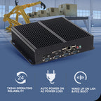 XCY X26G Industrial Mini PC Support Windows XP/7/8/10 Linux Intel i5-3317U 1037U 4x COM RS232 8x USB HDMI VGA Mini PCIE LVDS