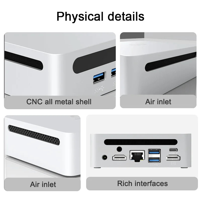 2025 GenMachine Mini PC R5 7530U 5600H 5700U 4500U Windows 11 Ryzen DDR4 3200MHz WiFi6 BT 5.2 Gaming PC Diy Gaming Computer