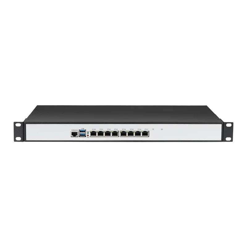 1U Firewall Network Server Intel Core i5-6200U 8260U J4125 3865U 6x Gigabit Ethernet Support Windows Linux Pfsense