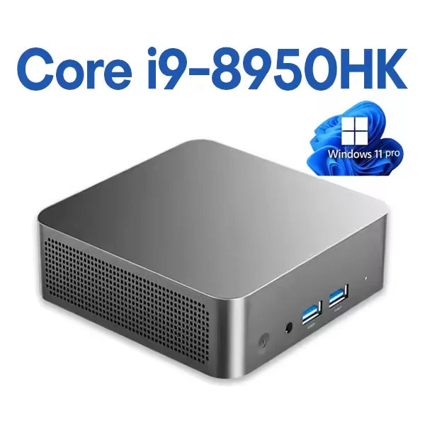 2026 Mini PC Core i9-8950HK/i7-4510 Windows 11 Desktop Pc Gaming Computer 16GB DDR4 1TB SSD WiFi 6 BT 5.2 4K Portable games Pc