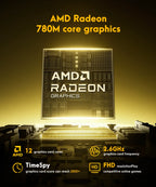 ZXIPC MINI PC NucBox Gaming Mini PC AMD Ryzen7 8745HS DDR5 Oculink Barebone NO RAM NO ROM Desktop Computer WIFI6