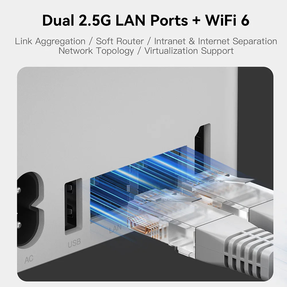 Beelink ME Mini ME Pro Intel Twin Lake N150 LPDDR5 4800MHz 16GB RAM 1T SSD WiFi6 4K Dual Lan home network storage nas mini host