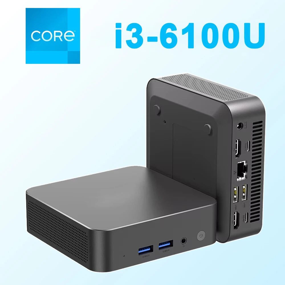 2026 Mini PC Windows 11 Intel Core i9 8950HK Core i3 6100U Portable Desktop PC 16GB DDR4 1TB 2TB SSD Gaming Computer office PC