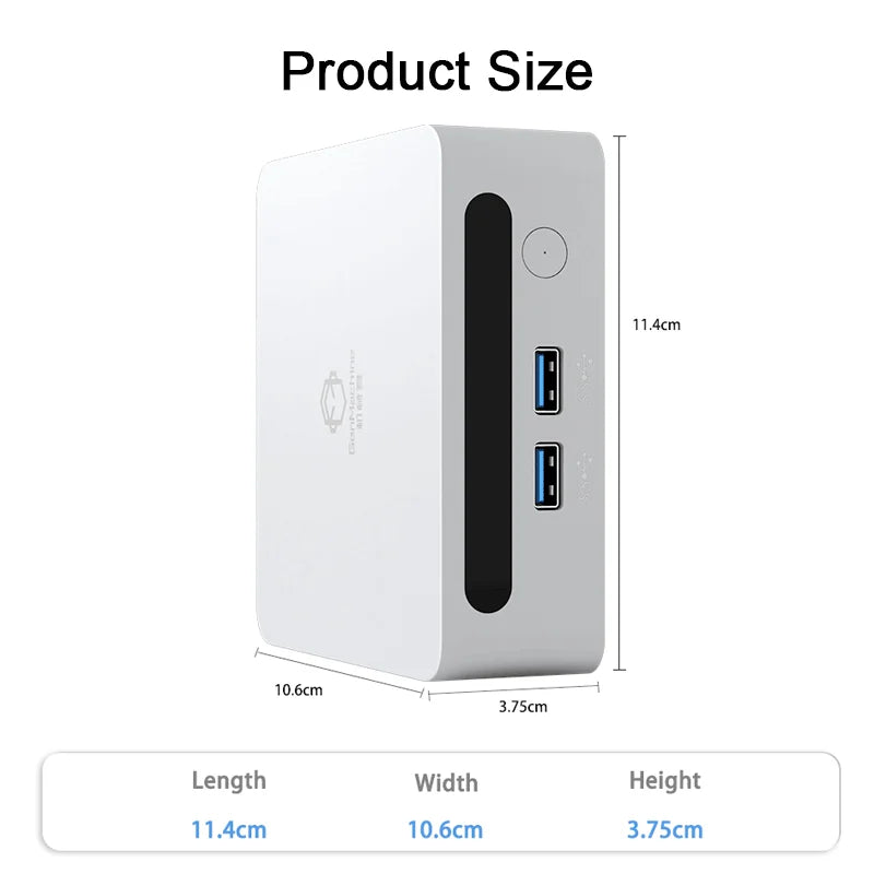 2025 GenMachine Mini PC R5 7530U 5600H 5700U 4500U Windows 11 Ryzen DDR4 3200MHz WiFi6 BT 5.2 Gaming PC Diy Gaming Computer