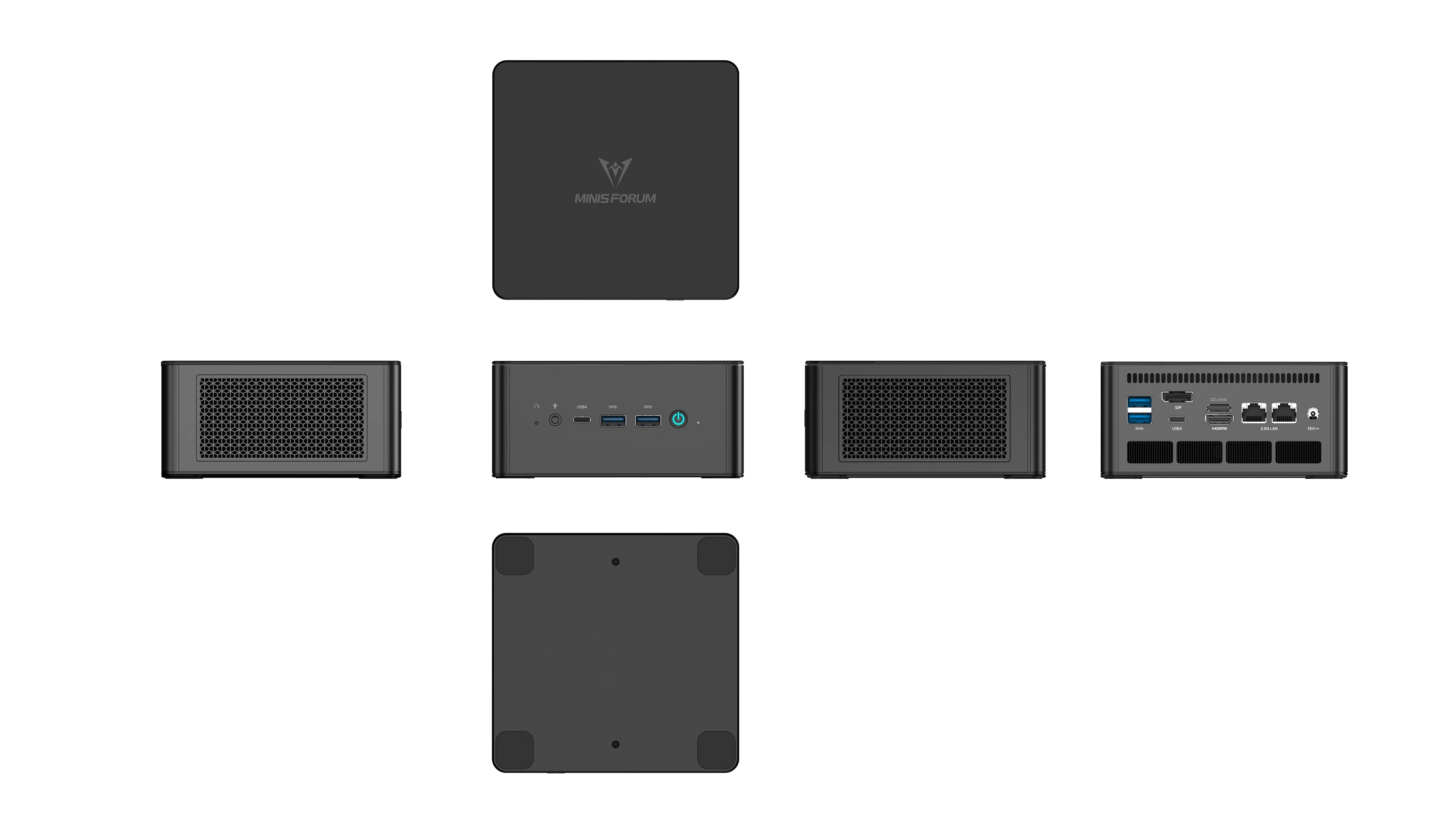 MINISFORUM UM890 Pro Mini PC AMD Ryzen 9 8945HS Windows 11 Mini Computer DDR5 32GB 1TB NVME SSD Oculink DP WiFi 6 Gaming Mini PC