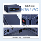 Beelink MINI S12  Mini PC 12th Gen Intel N95 S13 N150 8GB DDR4 256GB SSD Wifi5 Dual 1000M LAN Win 11 Desktop Mini Computer