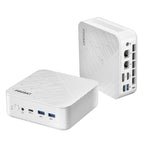 FIREBAT AM02 Mini PC AMD Ryzen 7 H255 DDR5 16GB RAM M.2 PCIe 512GB SSD WiFi6 BT5.2 1000M LAN Portable Windows11 Desktop Computer