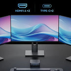 2026 Intel Core i9 8950HK Mini PC Windows 11 16GB DDR4 512GB 1TB SSD Portable Gaming Mini PC WiFi6 BT5.2 4K Mini Computer PC