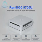 2025 GenMachine Mini PC R5 7530U 5600H 5700U 4500U Windows 11 Ryzen DDR4 3200MHz WiFi6 BT 5.2 Gaming PC Diy Gaming Computer
