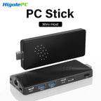 Higole PC Stick Fanless Mini PC Intel J4105 Windows 11 WiFi5 8GB 128/256GB Laptop Desktop PC HDMI 4K TV Stick PC Mini Computers