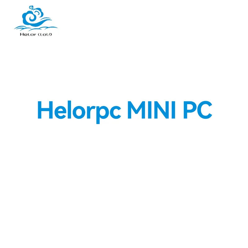 Helorpc Small laptop case plexiglass cover compact PC case flexible power supply