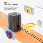 Intel Celeron 3200U Chatreey NAS Mini PC SSD Windows 11 Computer Dual 2.5G LAN Firewall Server