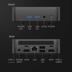 Powerful Mini PC Intel Core i9 8950HK 16GB RAM 1TB SSD Windows 11 WiFi 6 BT5.2 4K HD Mini Gaming Desktop Computer for Office Stu