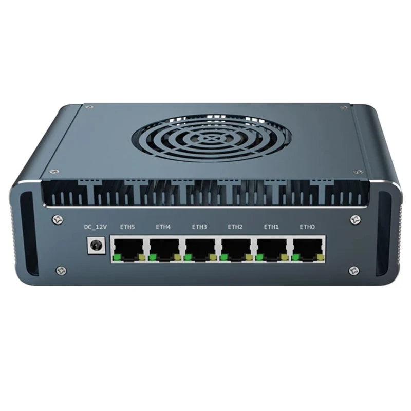 12th Fan Mini PC 6 x i226-V 2.5G LAN Tiger Lake Intel Core I7-1265U N100 i3 N305 i3 1215U DDR5 pfSense OPNsense Firewall Router