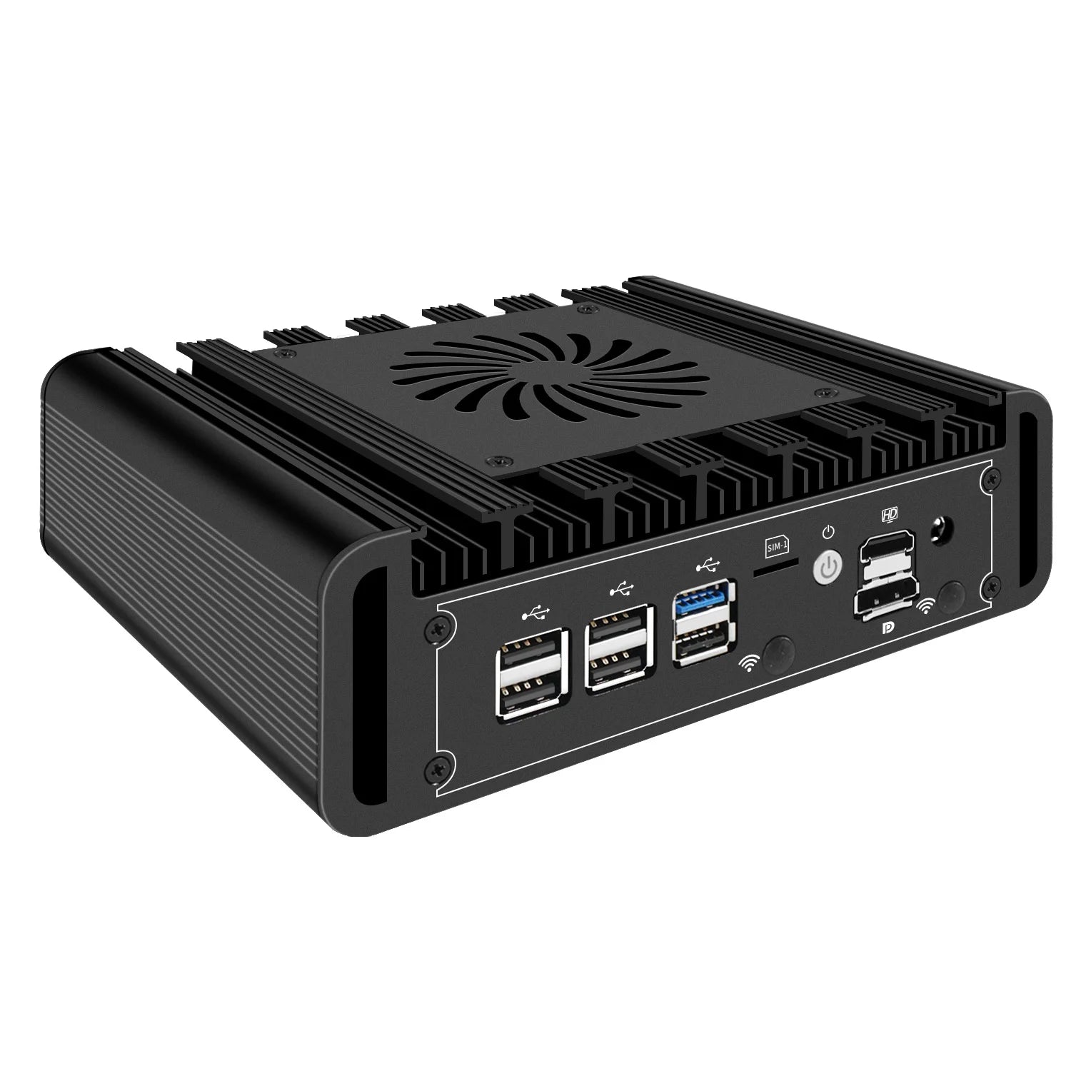 Firewall Mini PC Intel N150 I3 N300 2x10G SFP 3x2.5G i226-V Lans DDR5 NVMe pfSense OPNsense Micro Firewall Appliance
