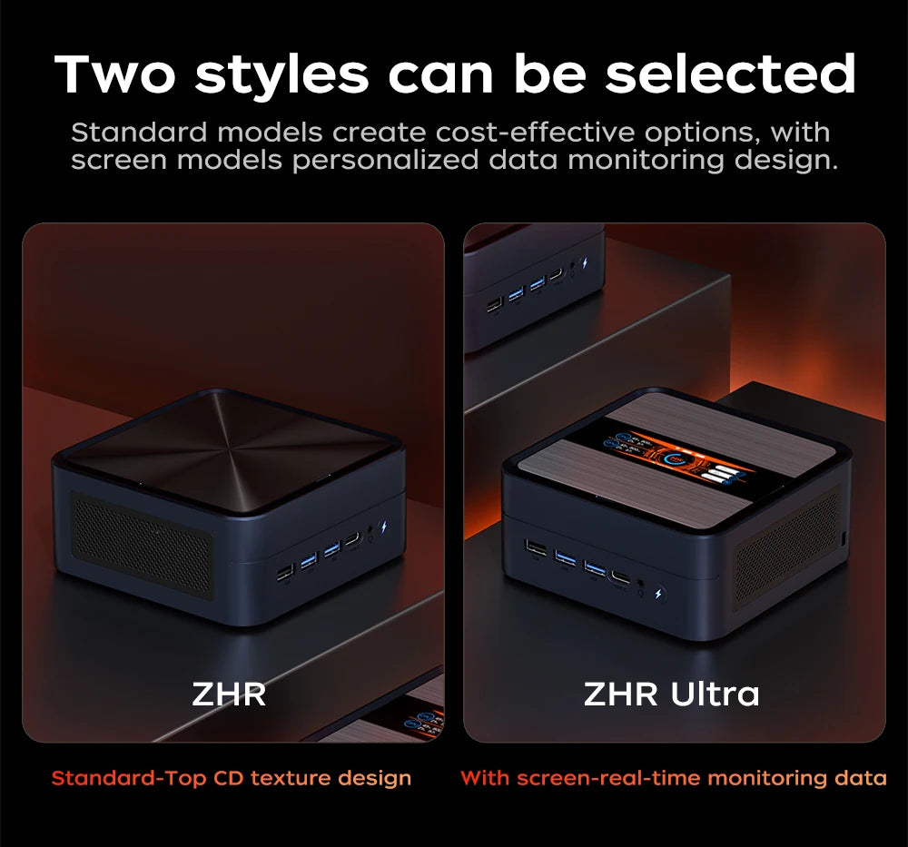 TexHoo Mini PC AMD Ryzen7 6800H Desktop Gaming Computer WIFI6 BT5.2  DDR5  Triple Display Dual  LAN openclaw