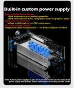 AG01 AG02 EGPU Dock with OCulink/USB4 Port,Built-in 800W Power Supply, Supports TGX hot-swap,PCIe 4.0 x4