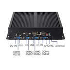 XCY X26G Industrial Mini PC Support Windows XP/7/8/10 Linux Intel i5-3317U 1037U 4x COM RS232 8x USB HDMI VGA Mini PCIE LVDS