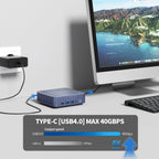 Mini PC Computer i5-1340P WIFI6 BT5.2 Mini Gaming PC 2.5G LAN USB4.0 32GB DDR5 4800MHz PCIe SSD Mini Desktop Computer