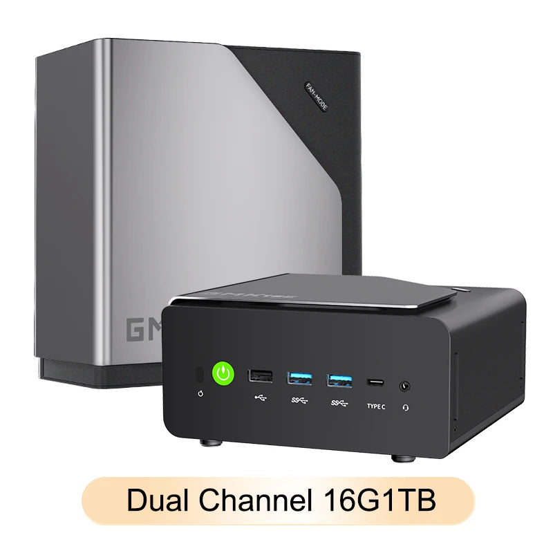 GMKtec K12 Mini PC AMD Ryzen™ 7 H 255 Dual DDR5 5600MT/s 3*SSD PCIe4.0 WiFi 6 BT 5.2 Dual 2.5G LAN OCulink Desktop Computer