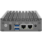 6W Low Power Intel N3050/N3160 Quad Core Quad Thread X86 Soft Router 2*1000M Lan Port HD-MI Output Metal Case Mini PC