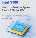 AMD R7 5825U/Inter N100/N150 Dual-Network Dual-Display Home Mini PC Support Win10 NAS System WiFi6 Pfense Firewall Computer