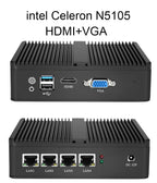 XCY Firewall Router Mini PC Celeron J1900 N100 N5105 J4125 4x 2.5G Ethernet Support Virtualization OpenWrt Pfsense OPNsense EXSI