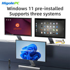 Higole PC Stick Fanless Mini PC Intel J4105 Windows 11 WiFi5 8GB 128/256GB Laptop Desktop PC HDMI 4K TV Stick PC Mini Computers