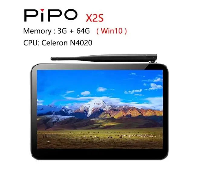 New Pipo X2S Mini PC 8 Inch IPS Touch Screen Windows 10 OS Tablet PC J4105 CPU 4G Ram 64G Rom Wifi RJ45 BT 4.0 MINI PC