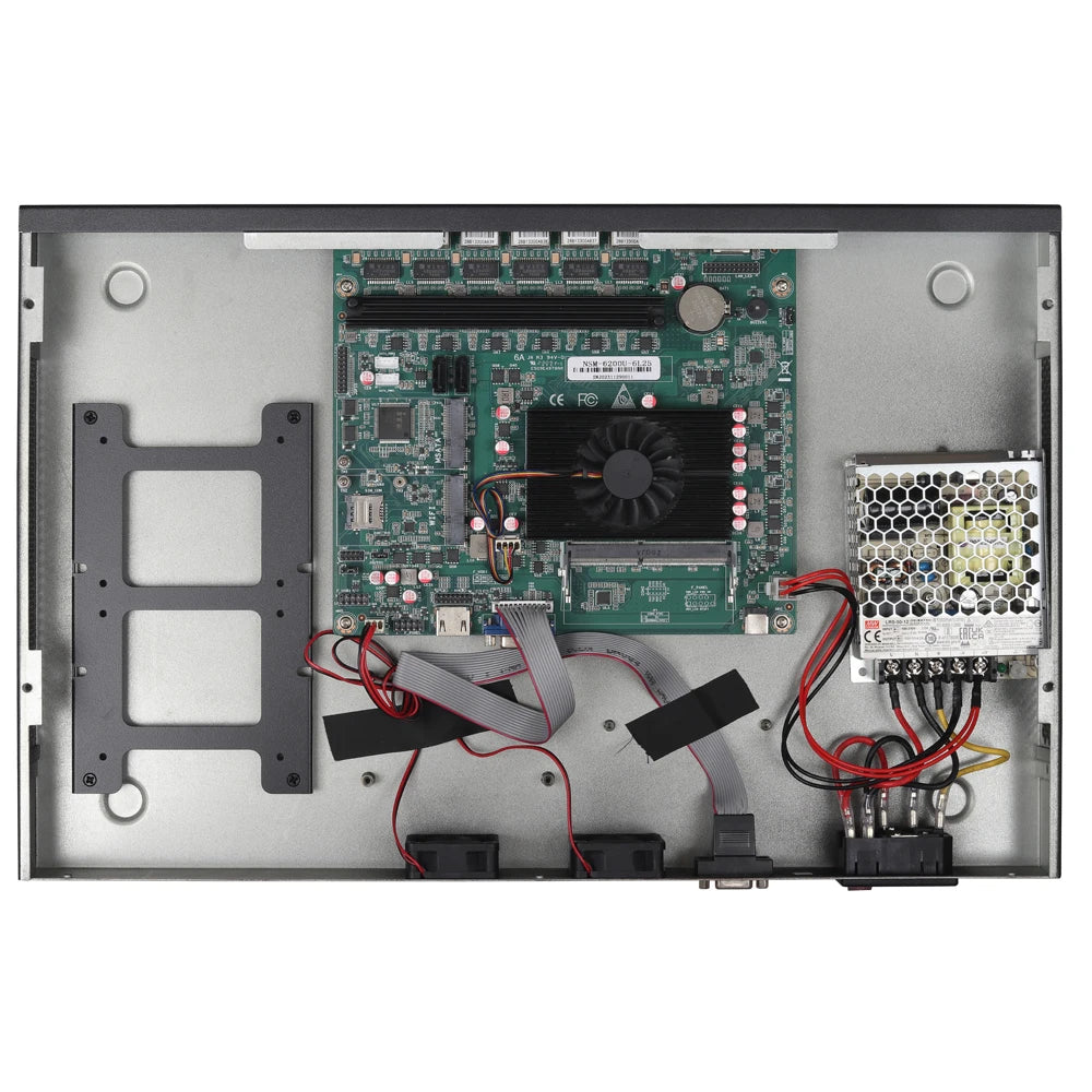1U Firewall Network Server Intel Core i5-6200U 8260U J4125 3865U 6x Gigabit Ethernet Support Windows Linux Pfsense