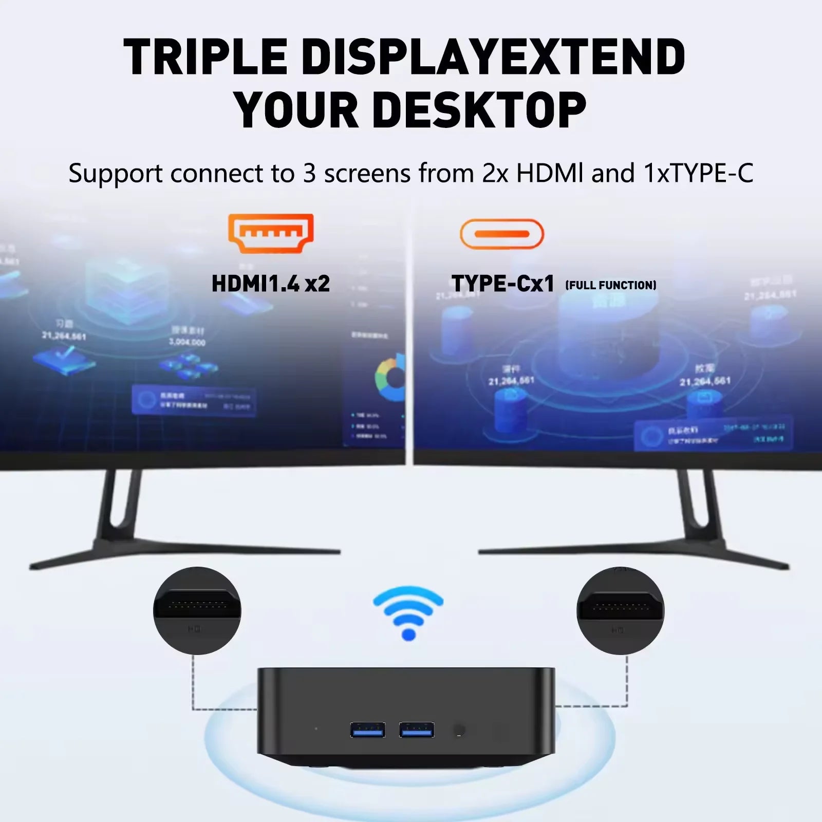 2026 Mini PC Windows 11 Pro Core i9-8950HK/i7-4510 16GB DDR4 1TB SSD PC Gamer Computer Dual WIFI 6 BT5.2 4K HD Gaming Desktop