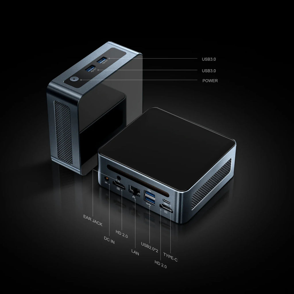 Chatreey  AN2P Mini PC R5 5625U/AN2C 3550H Gaming Desktop Computer NVME SSD WIFI6 HD Windows 11 Pro