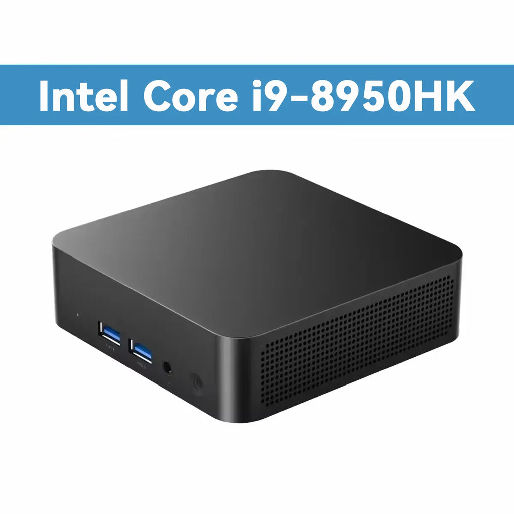 2026 Intel Core i9 8950HK Mini PC Windows 11 16GB DDR4 512GB 1TB SSD Portable Gaming Mini PC WiFi6 BT5.2 4K Mini Computer PC