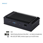 Mini PC Q20300G9 Atom C3000 CPU, 4x 10G SFP+/ 5x 2.5G LAN, 2x DDR4 RAM, 2x NVMe - PfSense/OPNsense Firewall Appliance