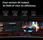 TexHoo Mini PC AMD Ryzen7 6800H Desktop Gaming Computer WIFI6 BT5.2  DDR5  Triple Display Dual  LAN openclaw