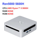 GenMachine AMD Ryzen 5 5600H Mini PC Windows 10/11 3.3GHz Up to 4.2GHz Max Support 64GB RAM WIFI6 Computer gaming pc