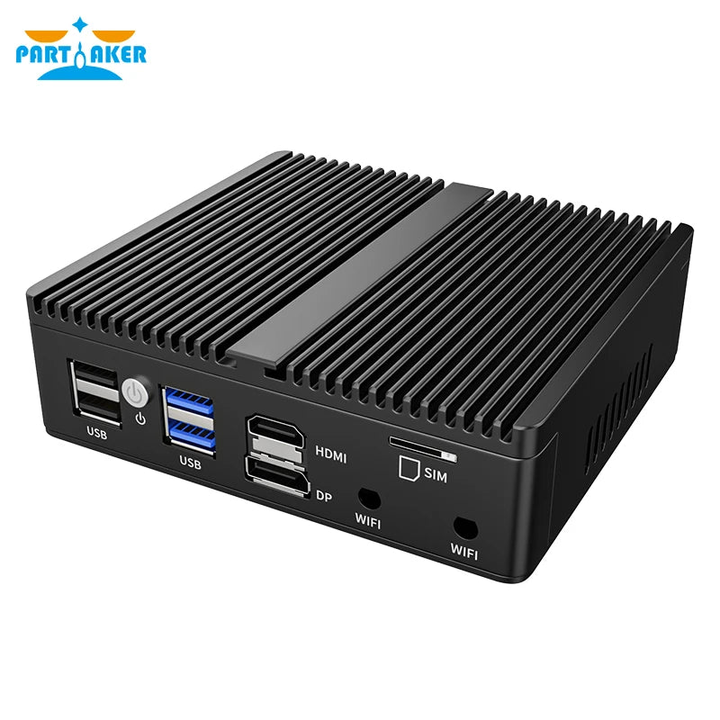 Partaker Mini PC N5105 N150 J4125 J6413 Soft Router 4 Intel i226 2.5G LAN pfSense Firewall Appliance 2xDDR4 OPNsense VPN Server