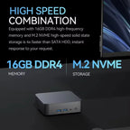 2026 Mini PC Windows 11 Intel Core i9 8950HK Core i3 6100U Portable Desktop PC 16GB DDR4 1TB 2TB SSD Gaming Computer office PC