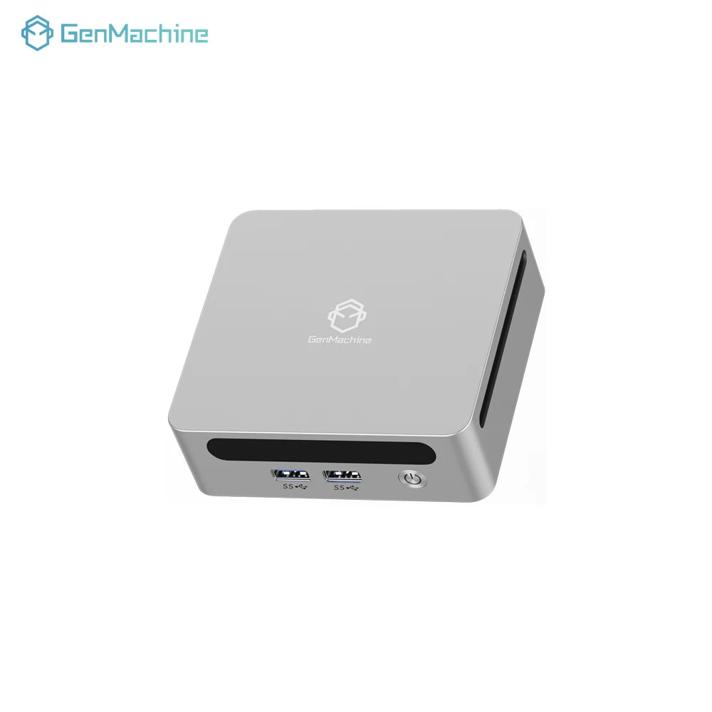 GenMachine AMD Ryzen 5 6600H ES 4.5GHz 45W Mini PC Windows 11 DDR5 16G 6400Mhz WIFI6 Mini Pc Gamer Diy Gaming Computer