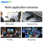 Higole D5 PC Stick Fanless Mini PC Intel Pentium N4200 Windows 10 WiFi5 4GB 64GB Laptop Desktop PC 4K TV Stick PC Mini Computers
